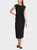 Dress With Ruffle Detail Theme: Animal Intense In Black - Black