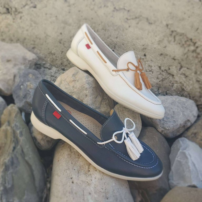 Providence Loafer In Navy/White