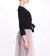 Anne Wrap Sweater- Black