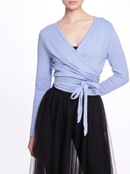 Anne Wrap Sweater - Zen Blue