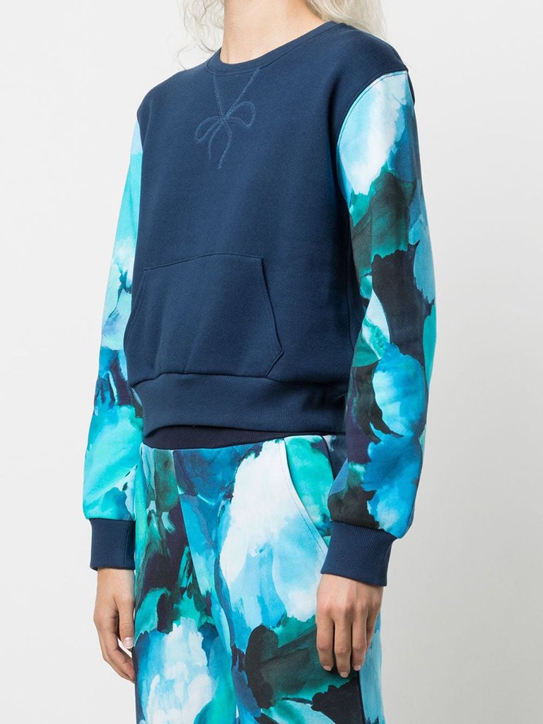 Wilma Sweatshirt Printed - Navy Multi