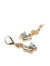 Blue Butterfly Drop Earring