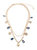 Blue Layered Necklace - Gold