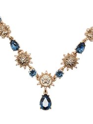 Blue Y Necklace