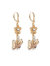 Blush Butterfly Drop Earring - Gold