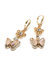 Blush Butterfly Drop Earring