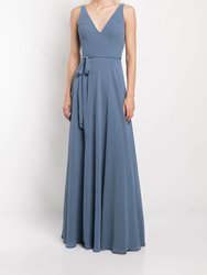 Aprilia Dress - Dusty Blue - Dusty Blue