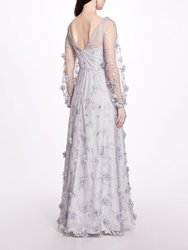 Avellino Gown - Dove Grey