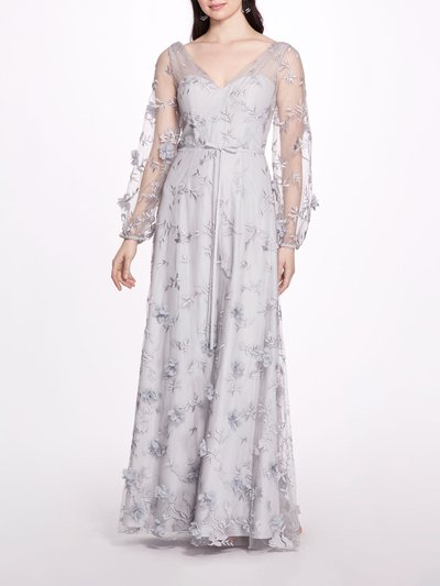 Marchesa Bridesmaids Avellino Gown - Dove Grey product