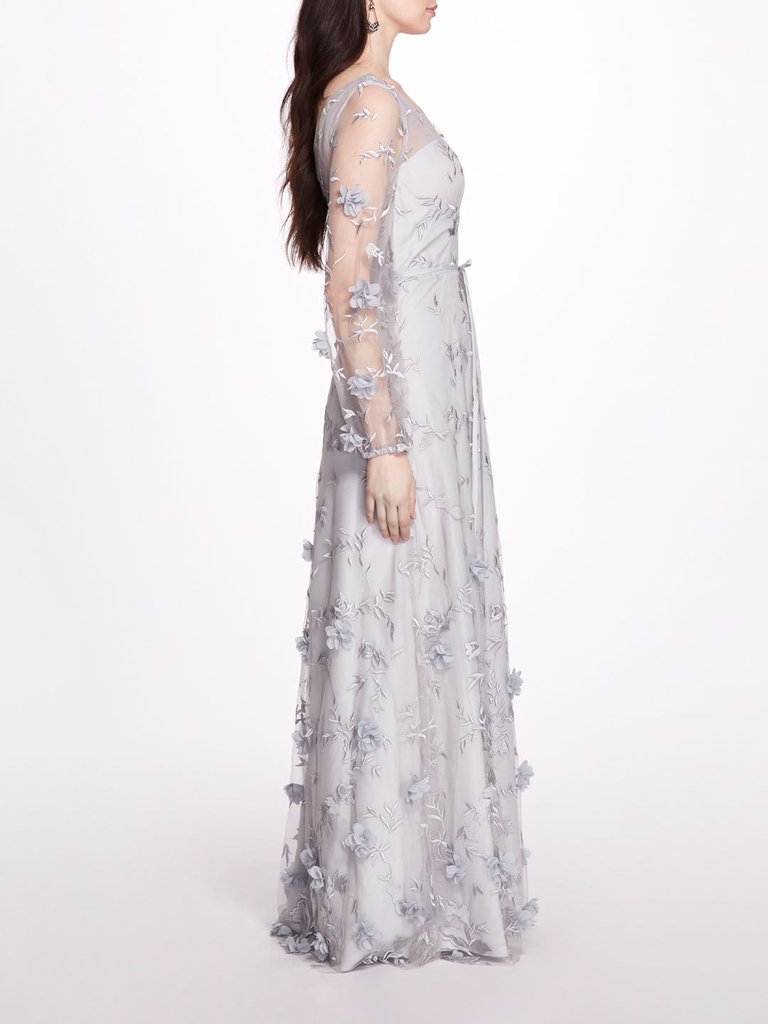 Avellino Gown - Dove Grey