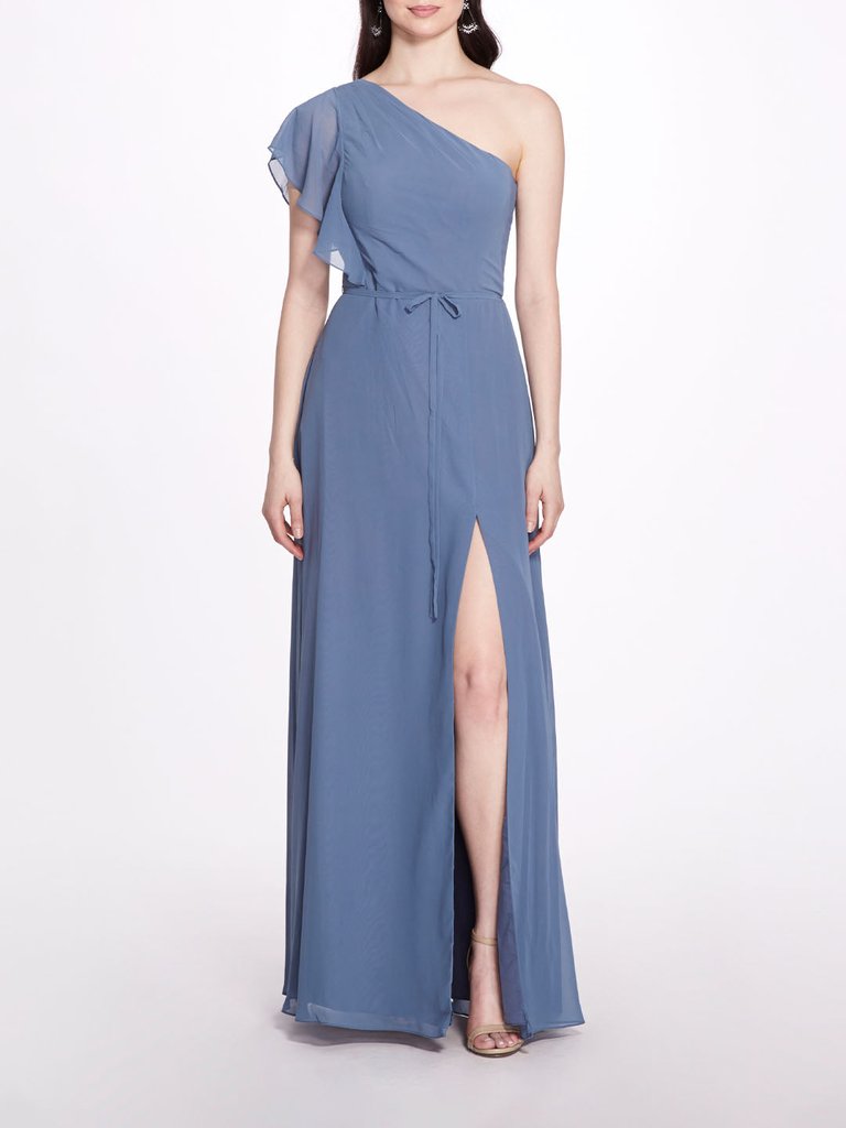 Cosenza Dress - Slate Blue  - Slate Blue