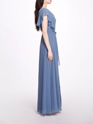 Cosenza Dress - Slate Blue 