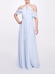 Ferrara Dress - Ice Blue