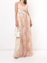 Florence Printed Gown - Blush