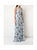 Halter Printed Lurex Chiffon Gown