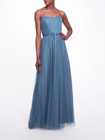 Marchesa Bridesmaids Imola Dress - Dusty Blue product