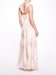 Pavia Printed Gown