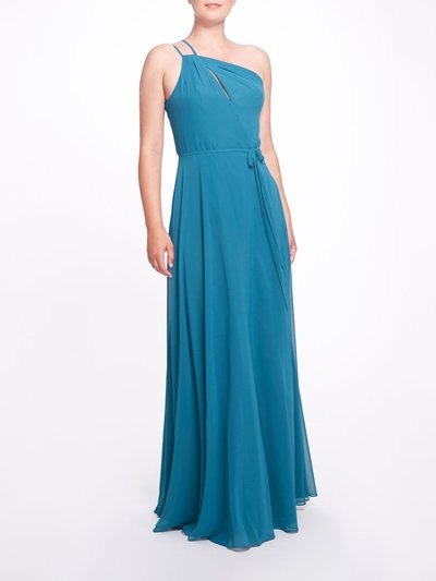 Marchesa Bridesmaids Pescara Gown - Emerald product
