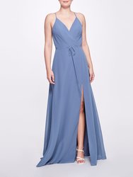 Sessa Gown - Slate Blue - Slate Blue