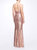 Stilo Gown - Shiny Rose Gold