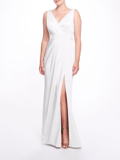 Marchesa Bridesmaids Turin Gown - Dove Grey product