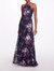 Varenna Printed Gown - Midnight Multi - Midnight Multi