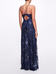 Varenna Printed Gown