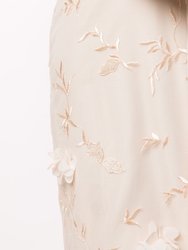 Venice Gown - Pale Blush Flowers