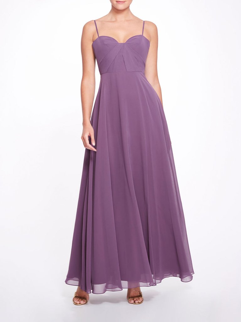 Verona Gown - Fig - Fig