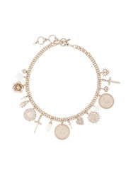 Charm Front Necklace - Gold