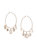 Charm Hoop Earrings - Gold