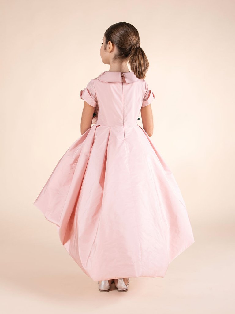 Asymmetric Taffeta Gown