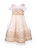Embroidered Organza Gown - Gold