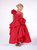 Sculptural Taffeta Gown - Red