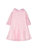 Volant-Embroidered Lace Dress - Pink