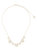 Flower Filigree Charm Necklace - Gold