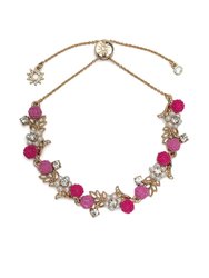 Flower Slider Bracelet - Pink