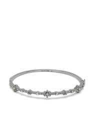 Flower Station Bangle Silver - Silver