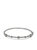 Flower Station Bangle Silver - Silver