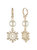 Gold Double Drop Earring - Gold