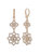 Gold Lace Double Drop Earring - Gold