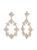 Gold Lace Orbital Earring - Gold