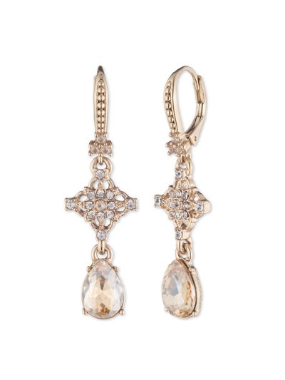 Marchesa Gold Lace Stone Drop Earring product