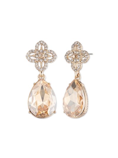 Marchesa Gold Lace Stone Post Earring product