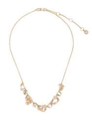 Gold Stone Necklace - Gold