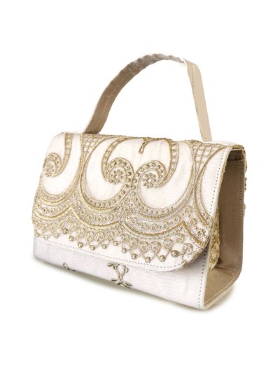 Marchesa Handbags Gold Top Handle Bag product
