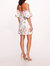 Alex Mini Dress - Ivory Multi