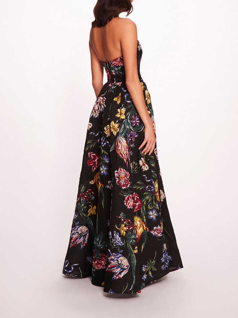 Alexander Gown - Black Multi