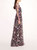 Botanical Embroidered Gown - Amethyst Multi