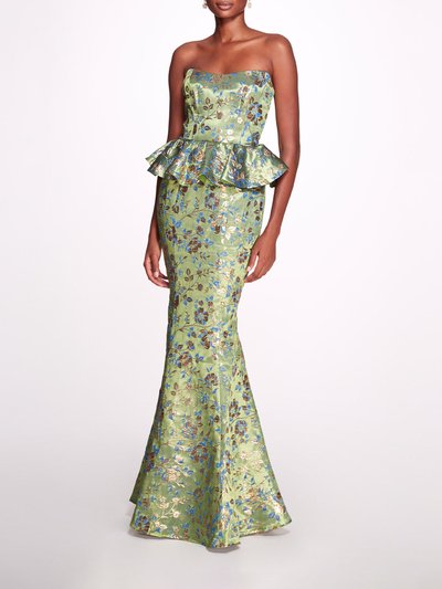 Marchesa Notte Briar Rose Gown - Emerald product